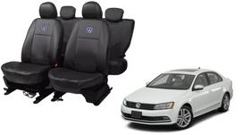 Jogo Capa Couro Jetta 15-20 Protege Banco de Rasgos Sujeira e Líquidos