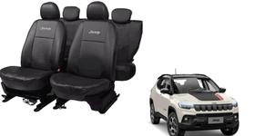 Jogo Capa de Couro Compass 2018 a 2024 Proteção Reforçada Jogo Capa de Couro Compass 2018 a 2024 Proteção Reforçada