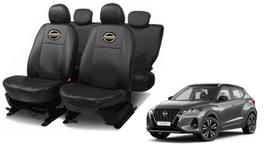 Jogo Capa de Couro Kicks 2020-2024 Protege Bancos de Sujeira e Líquidos Jogo Capa de Couro Kicks 2020-2024 Protege Bancos de Sujeira e Líquidos