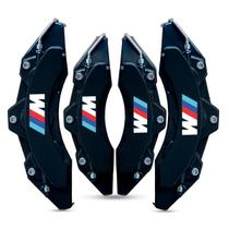 Jogo Capa De Pinça P/Freio Universal Preta M3/Bmw + Cola 50G