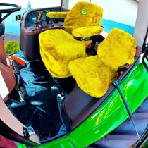 Jogo Capa Operador e Passageiro Banco Chinil Compatível Trator John Deere 6190m