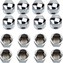 Jogo Capa Parafuso Roda Cromado Modelo 19mm