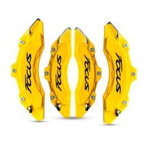 Jogo Capa Pinça De Freio Universal Amarela Para Focus + Cola