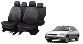 Jogo capas couro Escort 1995-2003 proteção líquidos e rasgos