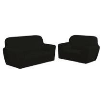 Jogo Capas Para Sofá 3x2 Lugares Lisa Sem Elástico Premium