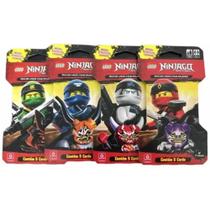 Jogo Cards Colecionáveis Blister Ninjago Lego 4 Unidades