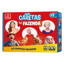 Jogo Caretas da Fazenda C/ Animais - Brincadeira de Criança