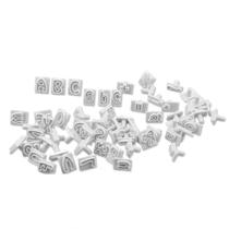 Jogo Carimbo Plástico Letras e Símbolos Para Doces e Bombons -64pçs- 1 Unidade - Rizzo Jogo Carimbo Plástico Letras e Símbolos Para Doces e Bombons -64pçs- 1 Unidade - Rizzo