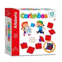 Jogo Carimbos Letras Alfabeto - 28 Peças - Nig - Nig Brinquedos