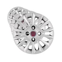 Jogo Carlota/ Calota 14 Linea Idea Siena Palio Fire G3 Prata 211cb A