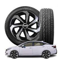 Jogo Carlotas Spider Black Silver Aro 14 March Versa Livina Jogo Carlotas Spider Black Silver Aro 14 March Versa Livina