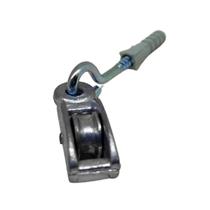 Jogo Carretilhas Roldana Metal Reposição Varal Teto Parede Jogo Carretilhas Roldana Metal Reposição Varal Teto Parede