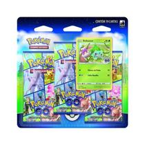 Jogo Carta Pokemon - GO Blister Triplo 19 cartas Niantic Copag