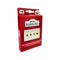 Jogo Cartas Baralho com 54 Cartas - 6339 - MINI TOYS