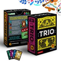 Jogo Cartas Rapido Trio Mesa Tabuleiro Baralho Pocket Amigos Jogos Rapidos Tabuleiro Festa Família Amigos Férias