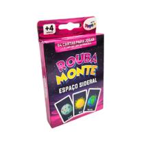 Jogo Cartas Rouba Monte Espaço Sideral com 54 Cartas - 6337 - MINI TOYS