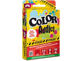 Jogo Cartucho Color Addict Copag 110 Cartas