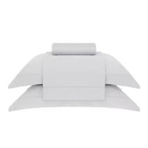 Jogo casal bud vision new color branco 300 fios-fio penteado