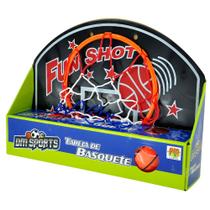 Jogo Cesta Tabela de Basquete Sports Com Rede e Bola Basket - Dm toys