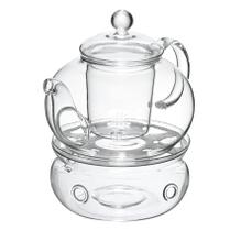 Jogo Chaleira E Rechaud Vidro Boro 750 Ml Mimo Style Vd22158 Jogo Chaleira E Rechaud Vidro Boro 750 Ml Mimo Style Vd22158