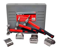 Jogo Chapeador Para Reparo Automotivo 7 Peças Mtx 1084555