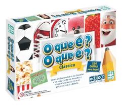 Jogo Charada O Que É O Que É Clássico Nig Brinquedos Jogo Charada O Que É O Que É Clássico Nig Brinquedos