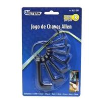 Jogo Chave Allen 1,5 A 8mm 8 Pecas Western Alc-09