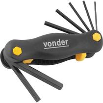 Jogo chave allen canivete 7pcs vonder