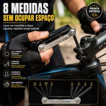 Jogo Chave Allen Canivete 8 Peças 1,5 a 8mm CrV Corneta Jogo Chave Allen Canivete 8 Peças 1,5 a 8mm CrV Corneta