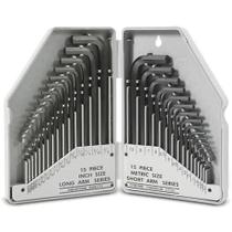 Jogo chave allen com 30pcs mm e pol - 374,0002 - noll