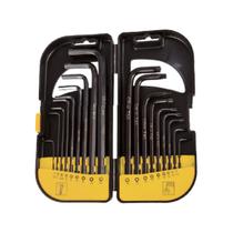 Jogo Chave Allen E Torx Extra Longa CRV 18 Peças Titanium