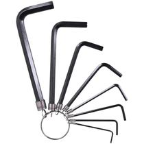 Jogo chave allen hexagonal 1,5 a 8mm 8 pecas 140902