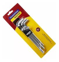 Jogo Chave Allen Hexagonal 1,5 Ao 10mm 9pçs Tramontina