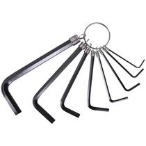Jogo chave allen hexagonal 2,0 a 10,0mm 8 pecas 140910