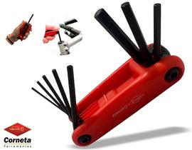 Jogo Chave Allen Hexagonal Canivete 8 Pçs 1,5 A 8mm