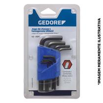 Jogo Chave Allen Hexagonal Curta 9 Peças 1,5 a 10MM - Gedore 012103
