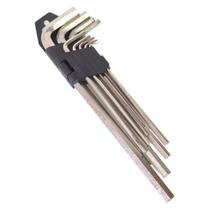 Jogo Chave Allen Longa Cromo Vanadium 1,5a10mm 9 Peças