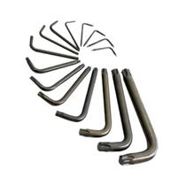 Jogo chave allen longa gedore tipo l 43txl 15 pcs