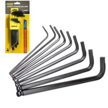Jogo Chave Allen Ponta Abaulada 9 pçs De 1,5 a 10mm Beltools
