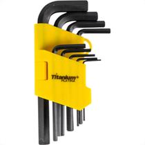 Jogo Chave Allen Titanium 1,5-10M 9P Cur Jogo Chave Allen Titanium 1,5-10M 9P Cur
