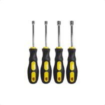 Jogo Chave Canhão Cabo Emborrachado C/4 Pçs 5 A 8 MM