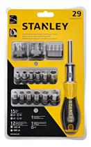 Jogo Chave Catraca 29 Pc Multi Bits/soquet Stht54925 Stanley
