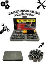 Jogo Chave Catraca Kit Ferramenta Maleta Reparar Moto