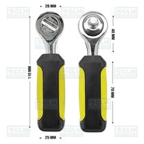 Jogo Chave Catraca Soquete E Bits Enc. 1/4'' C/ 19 Peças Jogo Chave Catraca Soquete E Bits Enc. 1/4'' C/ 19 Peças