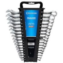 Jogo Chave Combinada 6-22mm 17 peças Cromo Vanádio Ref 6760 BREMEN Jogo Chave Combinada 6-22mm 17 peças Cromo Vanádio Ref 6760 BREMEN