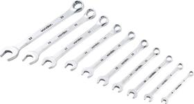 Jogo chave combinada 6-22mm cromo vanádio cromada com 10 peças estojo lona - Vonder
