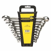 Jogo Chave Combinada 6 A 19mm Cromo Vanadio 10pçs 8AZ - Eda Jogo Chave Combinada 6 A 19mm Cromo Vanadio 10pçs 8AZ - Eda
