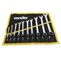 Jogo Chave Combinada 6 a 22mm 10 pc Espelhada 37.35.062.200 - VONDER Jogo Chave Combinada 6 a 22mm 10 pc Espelhada 37.35.062.200 - VONDER