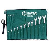 Jogo Chave Combinada 6 A 32mm 15 Pc Angulada ST08042G - SATA