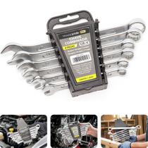 Jogo Chave Combinada 8 - 17 mm 6 Peças CR-V Tradestar Jogo Chave Combinada 8 - 17 mm 6 Peças CR-V Tradestar